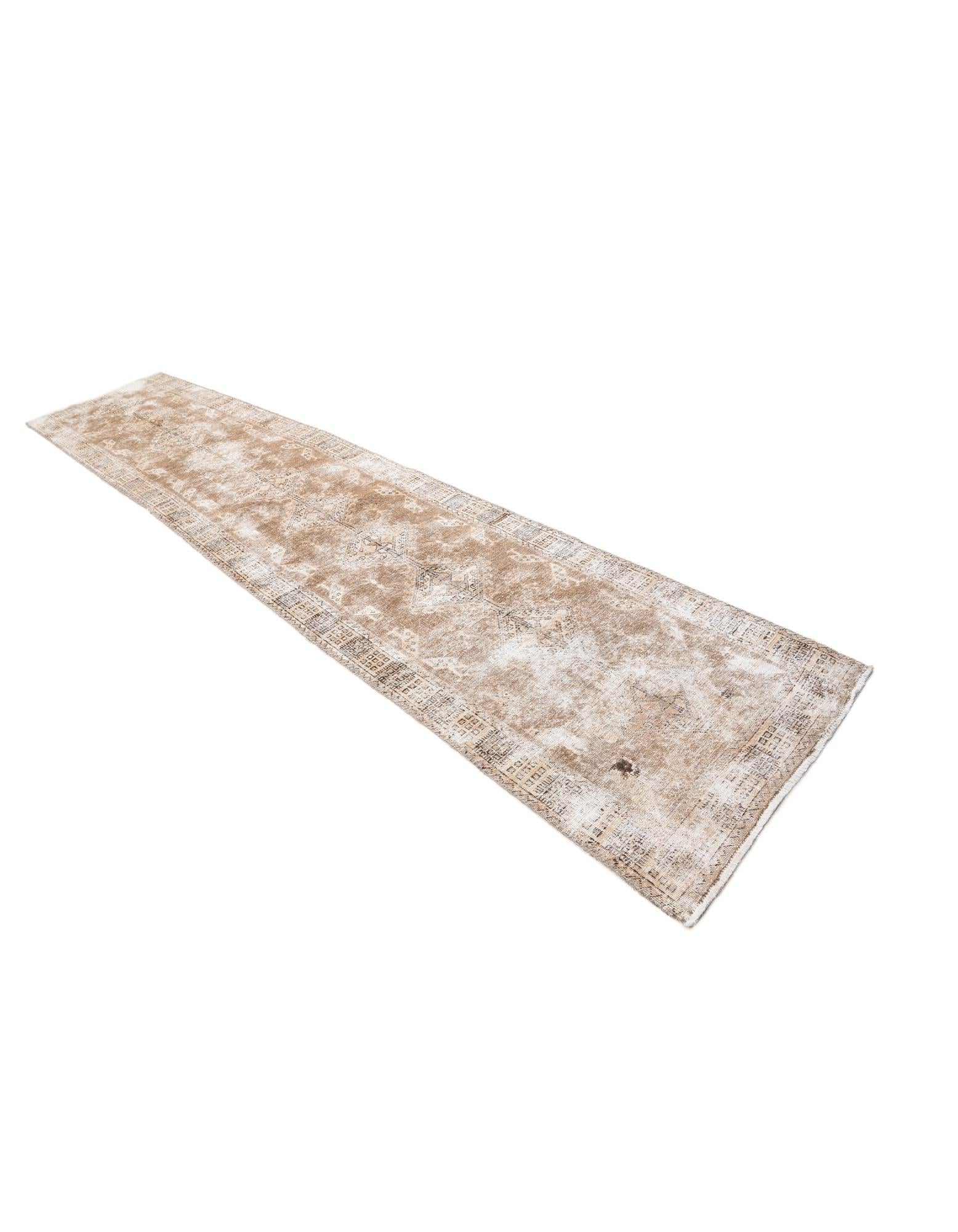 85cm x 345cm anudado a mano Ultra Vintage Alfombra Persa Lana Pasillera
