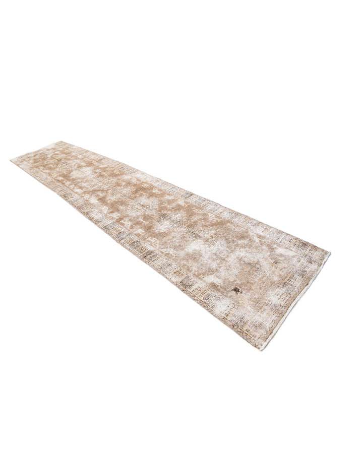 2' 9 x 11' 4 Hand Knotted Ultra Vintage Persian Wool Runner Rug
