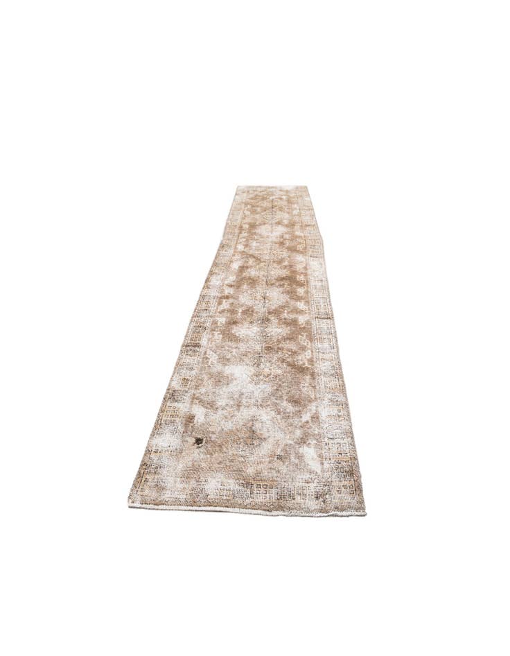 Detail image of 2' 9 x 11' 4  Hand Knotted Ultra Vintage Persian Wool Runner Rug