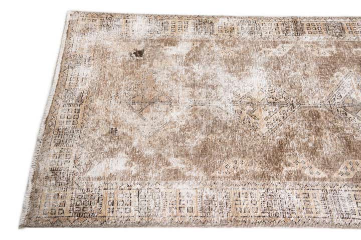2' 9 x 11' 4 Hand Knotted Ultra Vintage Persian Wool Runner Rug