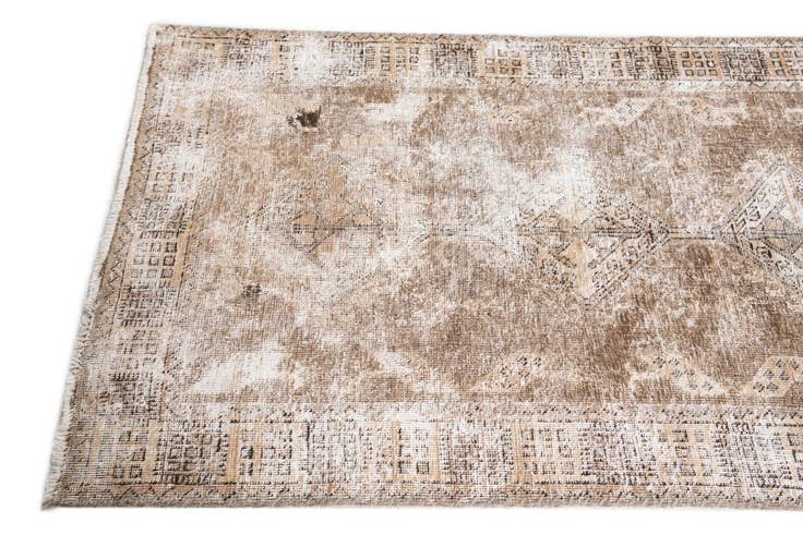 Detail image of 2' 9 x 11' 4 Hand Knotted Ultra Vintage Persian Wool Runner Rug