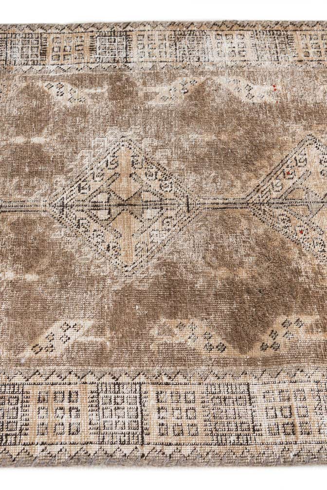 2' 9 x 11' 4 Hand Knotted Ultra Vintage Persian Wool Runner Rug