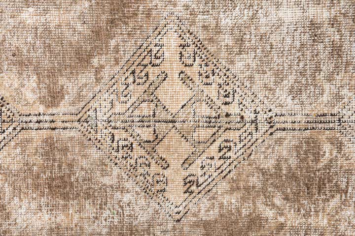 2' 9 x 11' 4 Hand Knotted Ultra Vintage Persian Wool Runner Rug