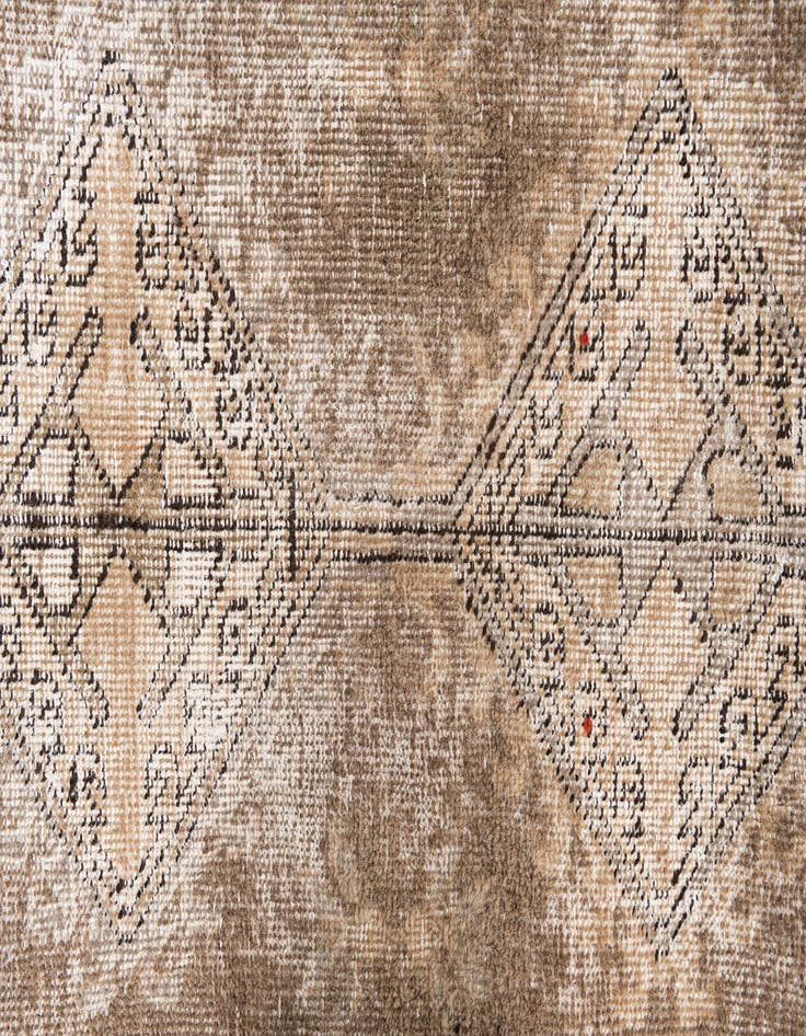 Detail image of 2' 9 x 11' 4  Hand Knotted Ultra Vintage Persian Wool Runner Rug