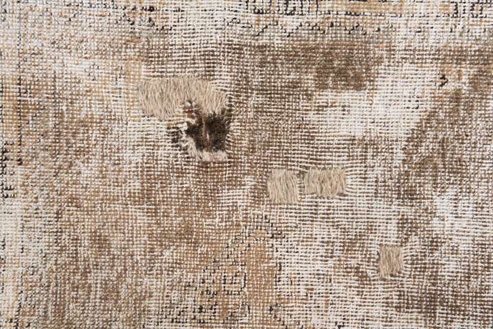 2' 9 x 11' 4 Hand Knotted Ultra Vintage Persian Wool Runner Rug