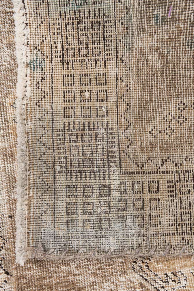 2' 9 x 11' 4 Hand Knotted Ultra Vintage Persian Wool Runner Rug