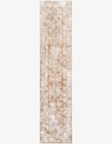 2' 9 x 11' 4 Hand Knotted Ultra Vintage Persian Wool Runner Rug