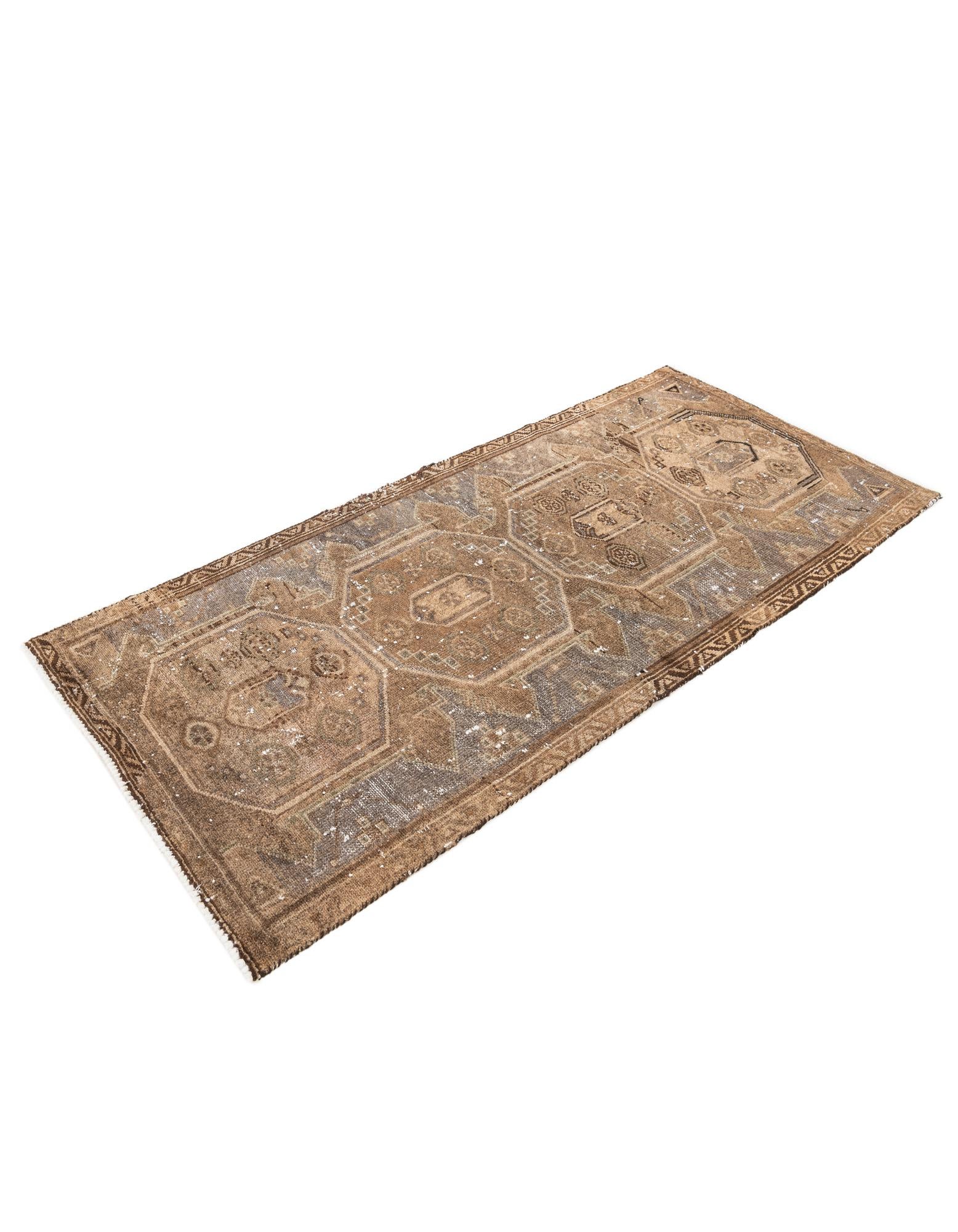 85cm x 185cm anudado a mano Ultra Vintage Alfombra Persa Lana Pasillera