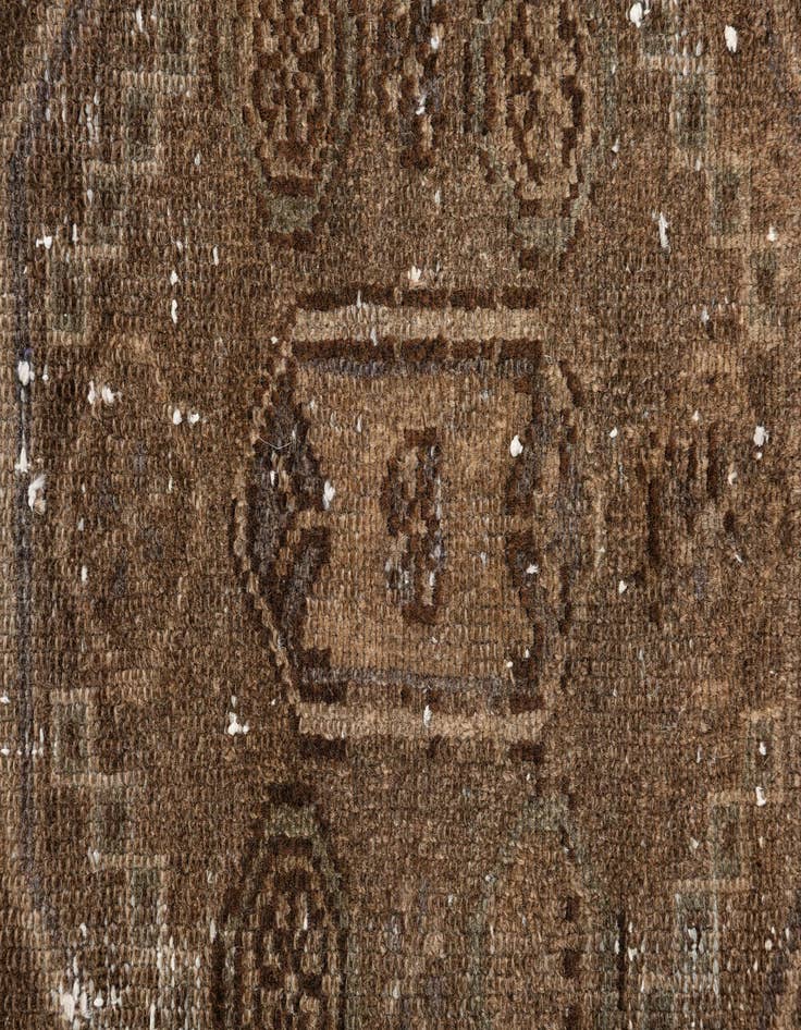 Detail image of 2' 10 x 6'  Hand Knotted Ultra Vintage Persian Wool Runner Rug