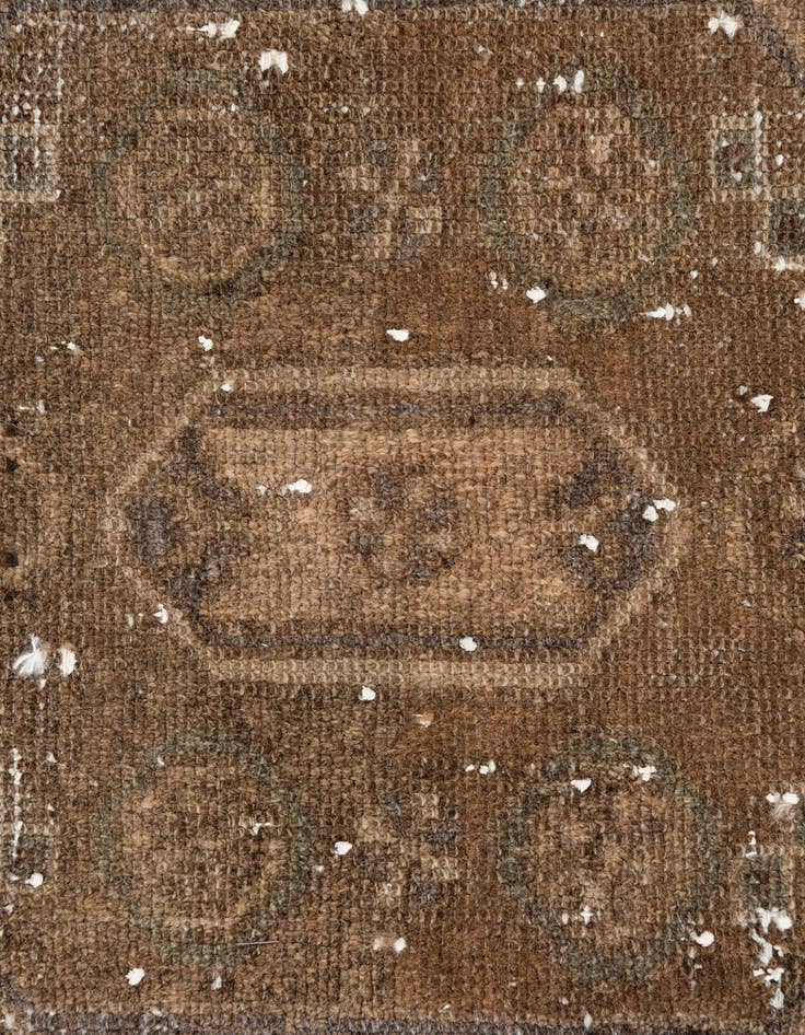 Detail image of 2' 10 x 6'  Hand Knotted Ultra Vintage Persian Wool Runner Rug