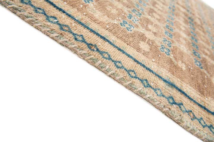 4' 2 x 8' 6 Hand Knotted Ultra Vintage Persian Wool Runner Rug
