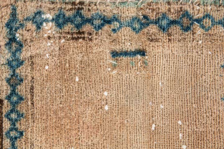4' 2 x 8' 6 Hand Knotted Ultra Vintage Persian Wool Runner Rug