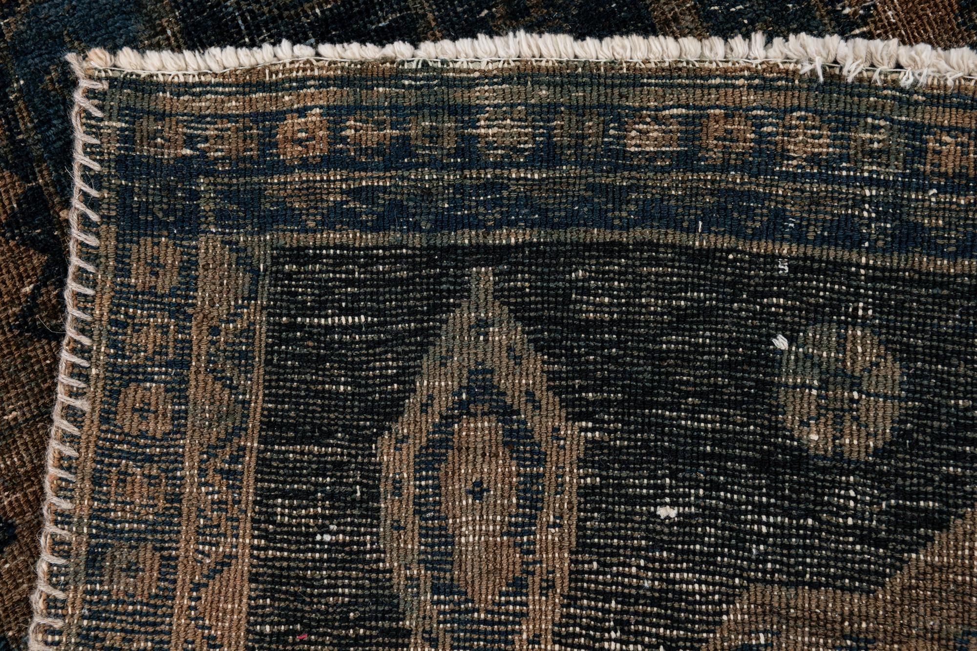 3' 5 x 9' Hand Knotted Ultra Vintage Persian Wool Runner Rug