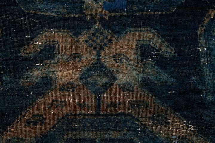 3' 5 x 9' Hand Knotted Ultra Vintage Persian Wool Runner Rug