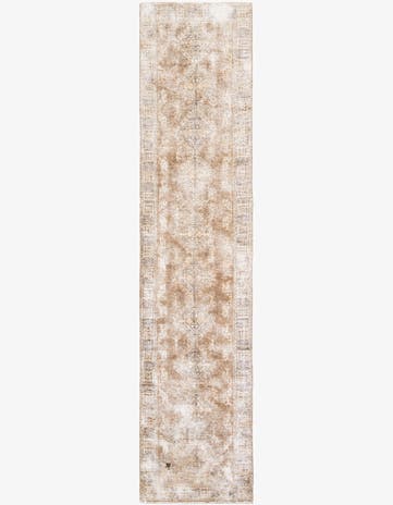 2' 9 x 11' 4 Hand Knotted Ultra Vintage Persian Wool Runner Rug