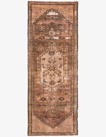 2' 3 x 5' 9 Hand Knotted Ultra Vintage Persian Wool Runner Rug