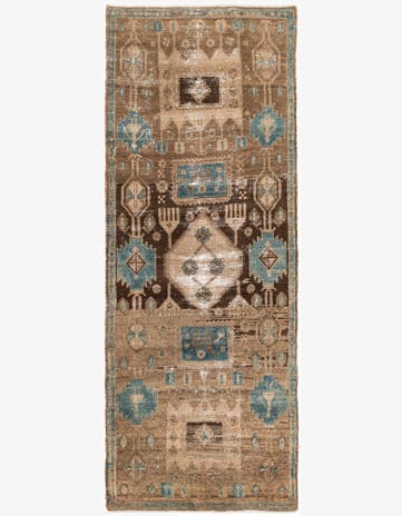 2' 10 x 7' 6 Hand Knotted Ultra Vintage Persian Wool Runner Rug