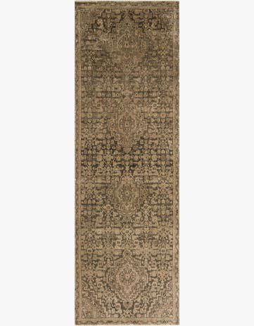 3' 5 x 10' 4 Hand Knotted Ultra Vintage Persian Wool Runner Rug