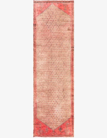 2' 8 x 9' 1 Hand Knotted Ultra Vintage Persian Wool Runner Rug