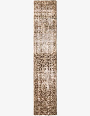 2' 2 x 9' 5 Hand Knotted Ultra Vintage Persian Wool Runner Rug