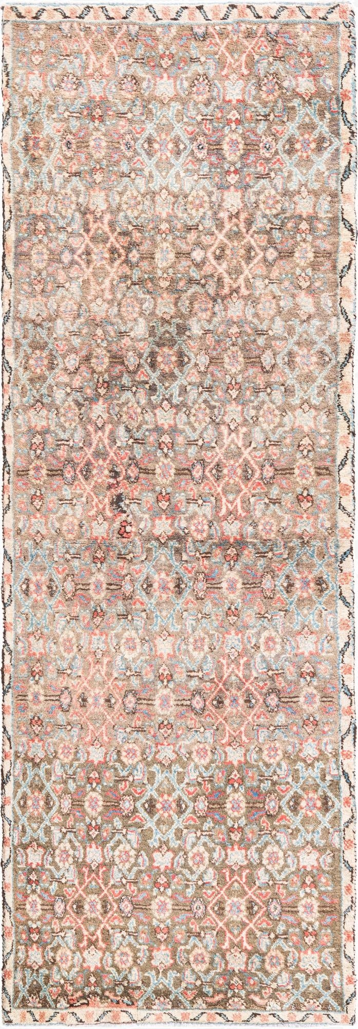 Primary image 2' 9 x 8' 8  Hand Knotted Ultra Vintage Persian Wool Runner Rug