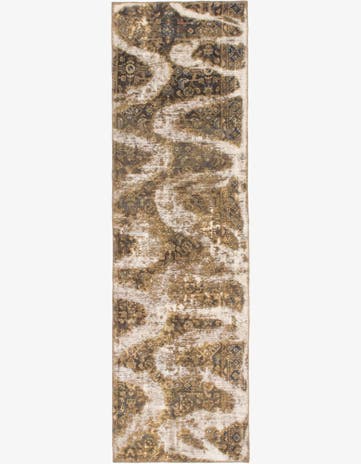 2' 8 x 8' 10 Hand Knotted Ultra Vintage Persian Wool Runner Rug