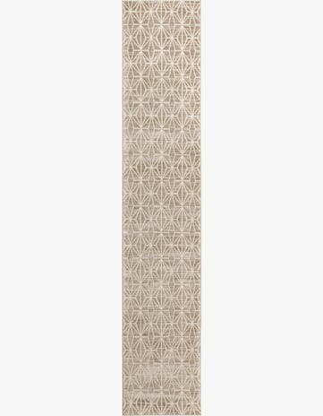 Jill Zarin Brown Uptown Fifth Avenue Runner Rug