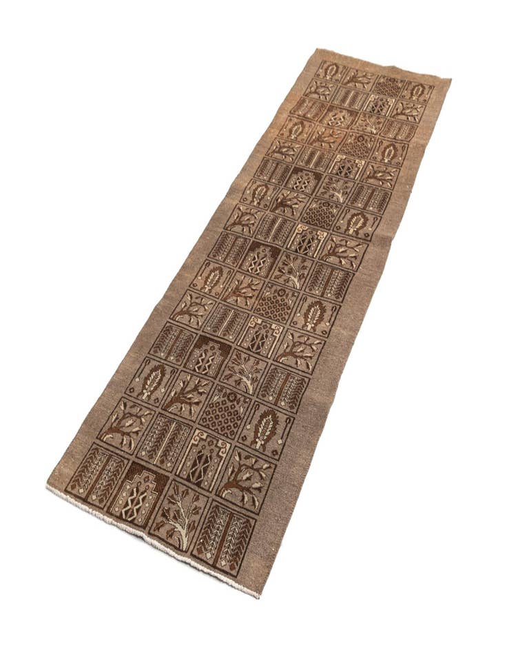 Detail image of 3' 5 x 11' 1 Vintage Wool Runner Rug