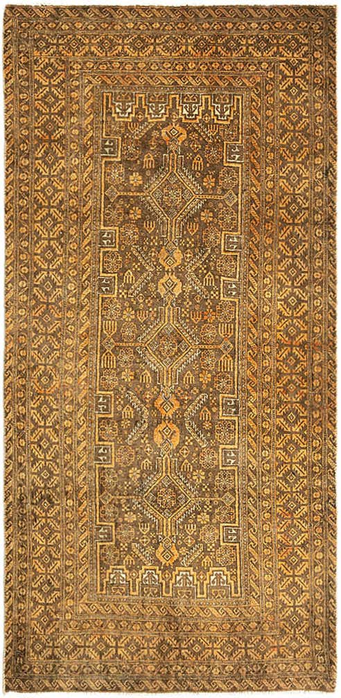 3' 3 x 6' 8 Vintage Runner Rug