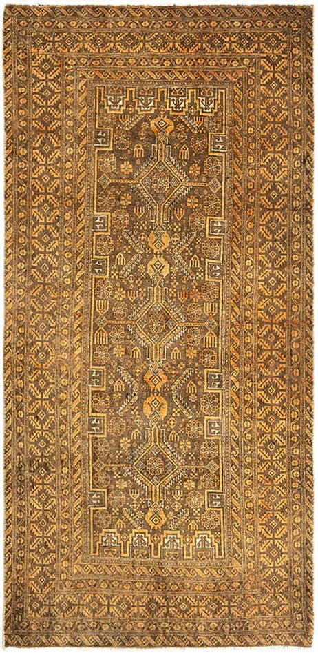 Detail image of 3' 3 x 6' 8 Vintage Runner Rug