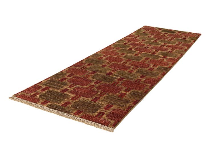 Detail image of 2' 9 x 9' 5 Hand Knotted Ziegler Modern Runner Rug