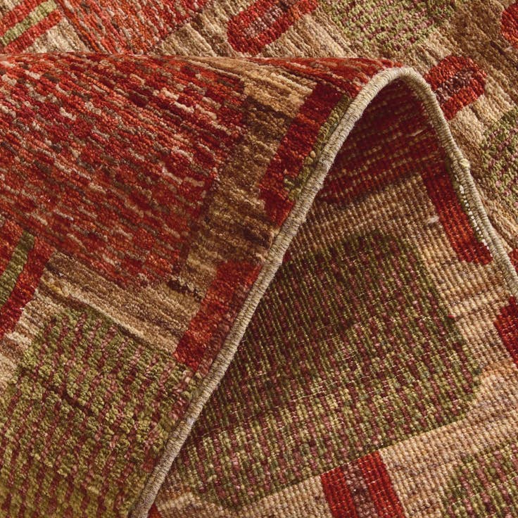 Detail image of 2' 9 x 9' 5 Hand Knotted Ziegler Modern Runner Rug