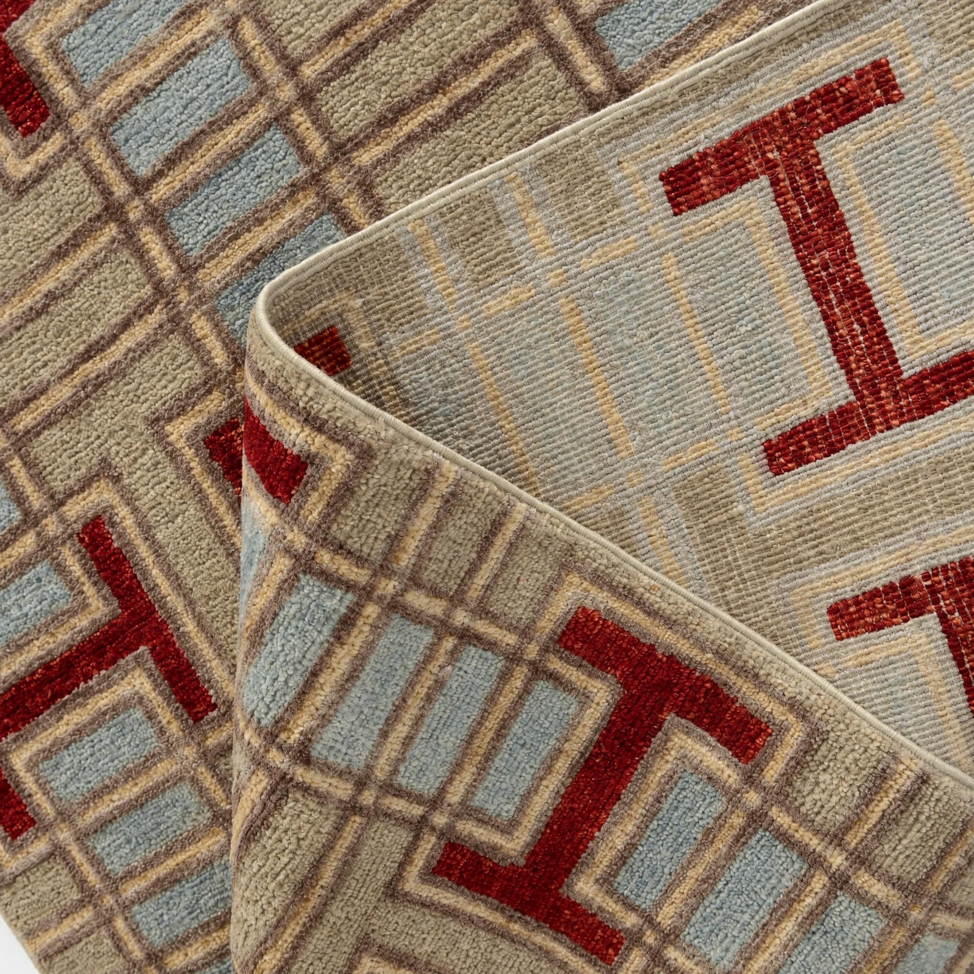 95cm x 360cm anudado a mano Ziegler Modern Alfombra Pasillera