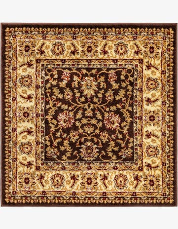 Brown Aditi Square Rug