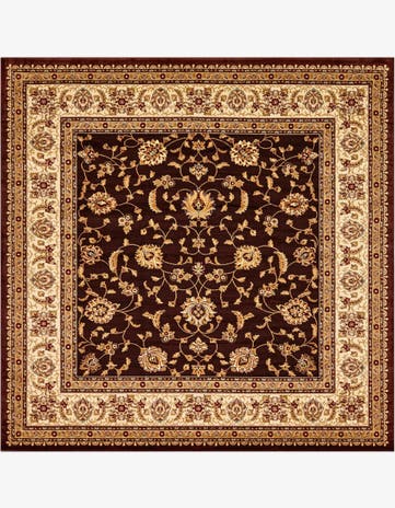 Brown Aditi Square Rug