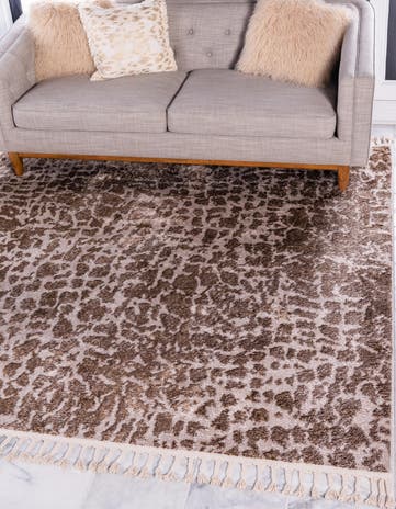 Brown Artemis Square Rug
