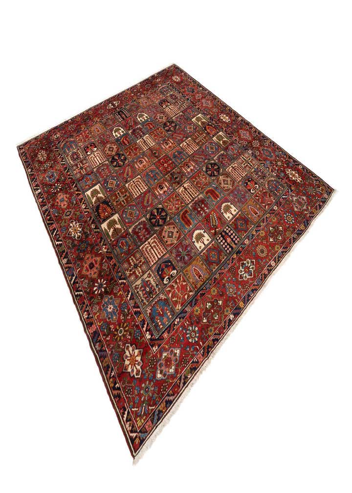 12' 10 x 14' 6 Bachtiar Wool Square Rug