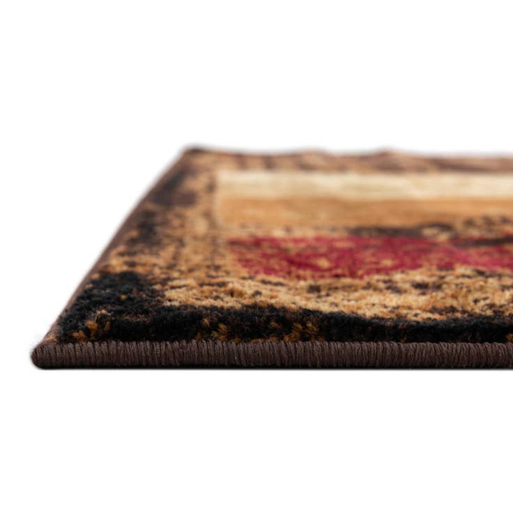 Detail image of 185cm x 185cm Café Alfombra Cuadrado