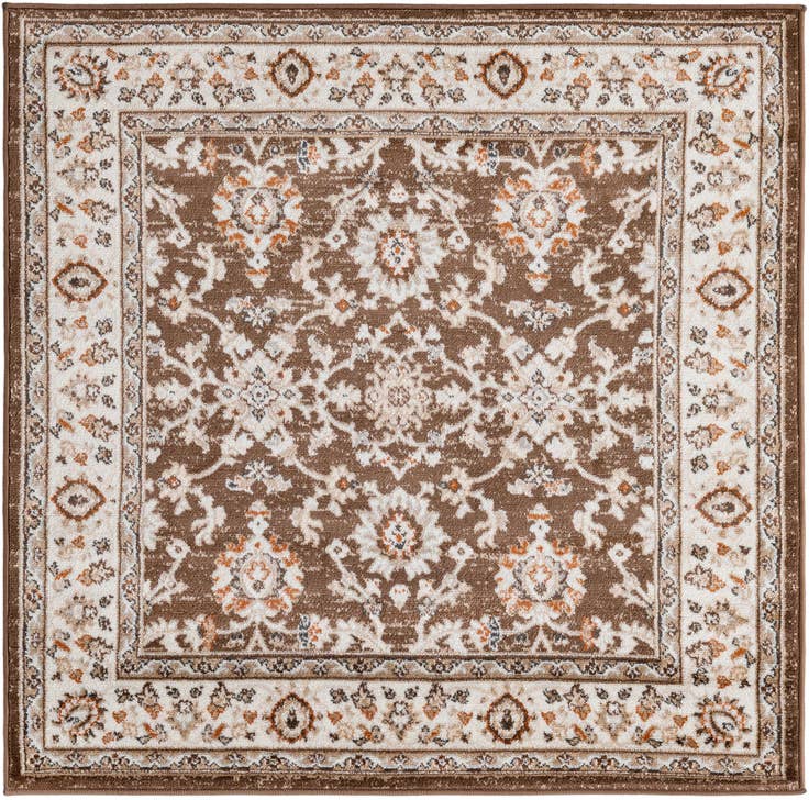 Detail image of 4' x 4' Charlotte Square Rug