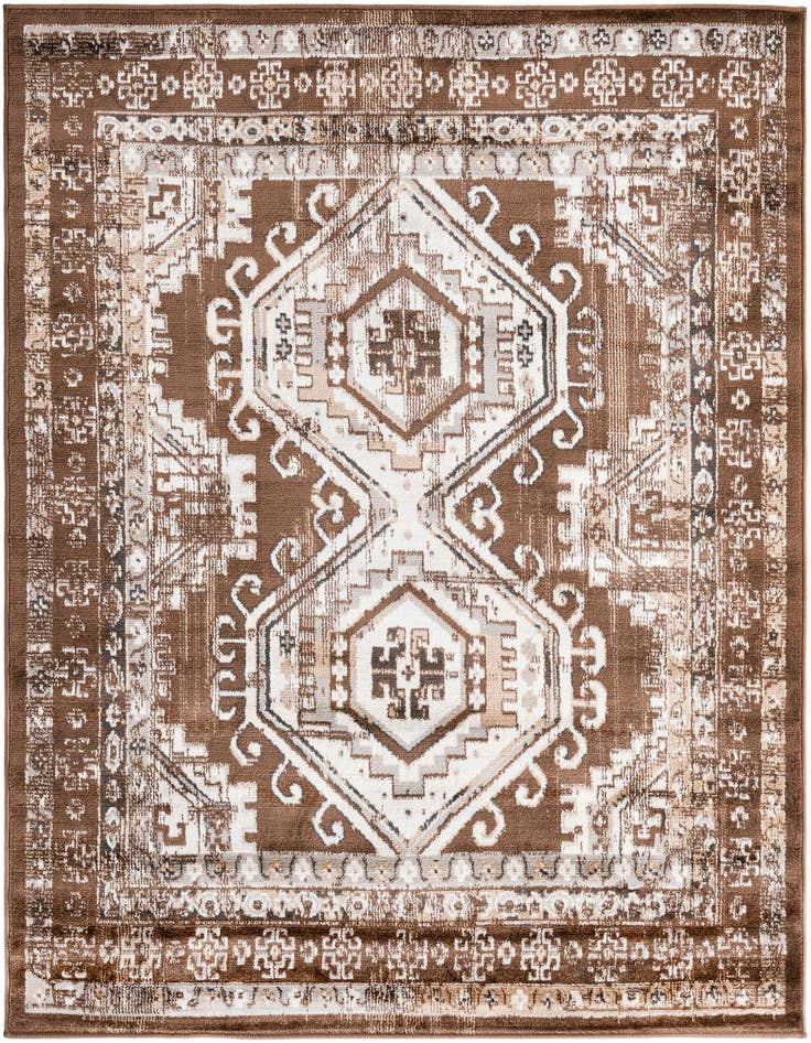 Detail image of 5' 3 x 5' 3 Charlotte Square Rug