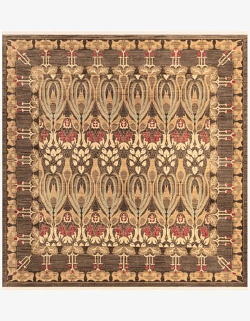 Brown Chelsea Square Rug