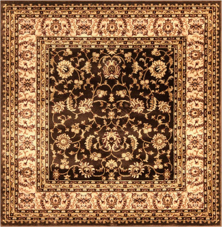 Detail image of 6' x 6' Classic Agra Square Rug