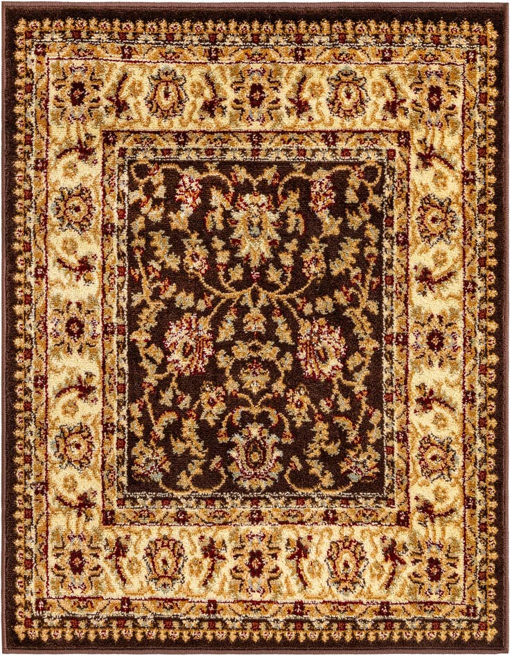 Detail image of 3' x 3' Classic Agra Square Rug