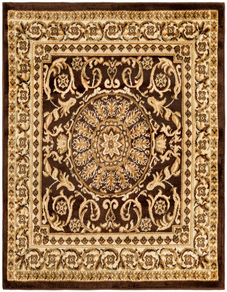 Detail image of 4' x 4' Classic Aubusson Square Rug