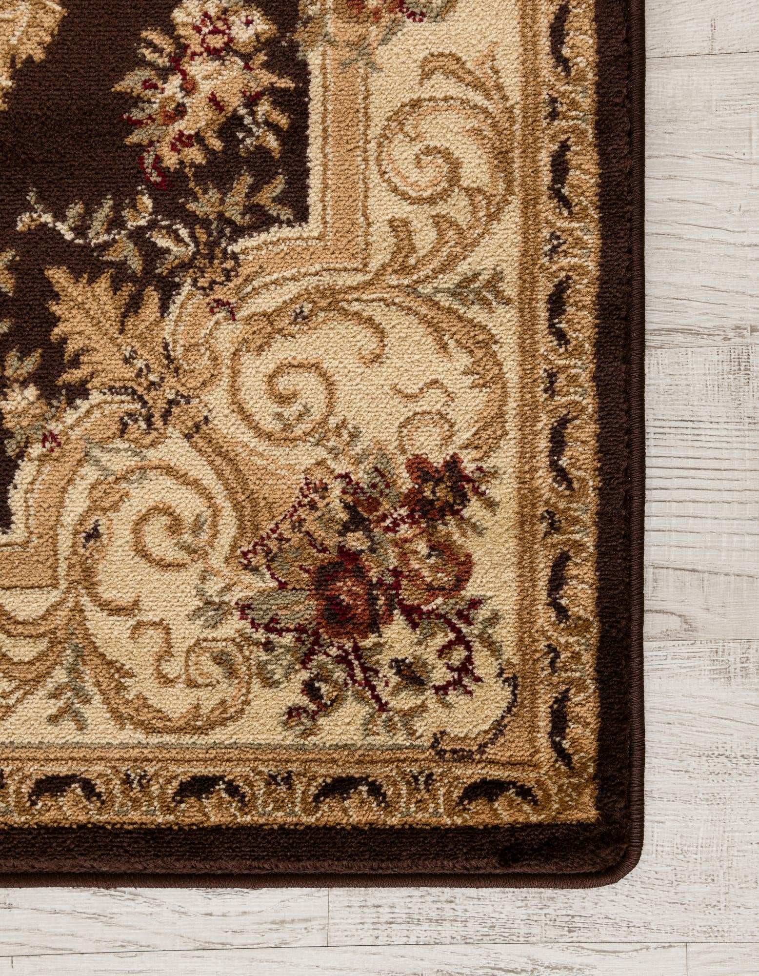4' x 4' Classic Aubusson Square Rug