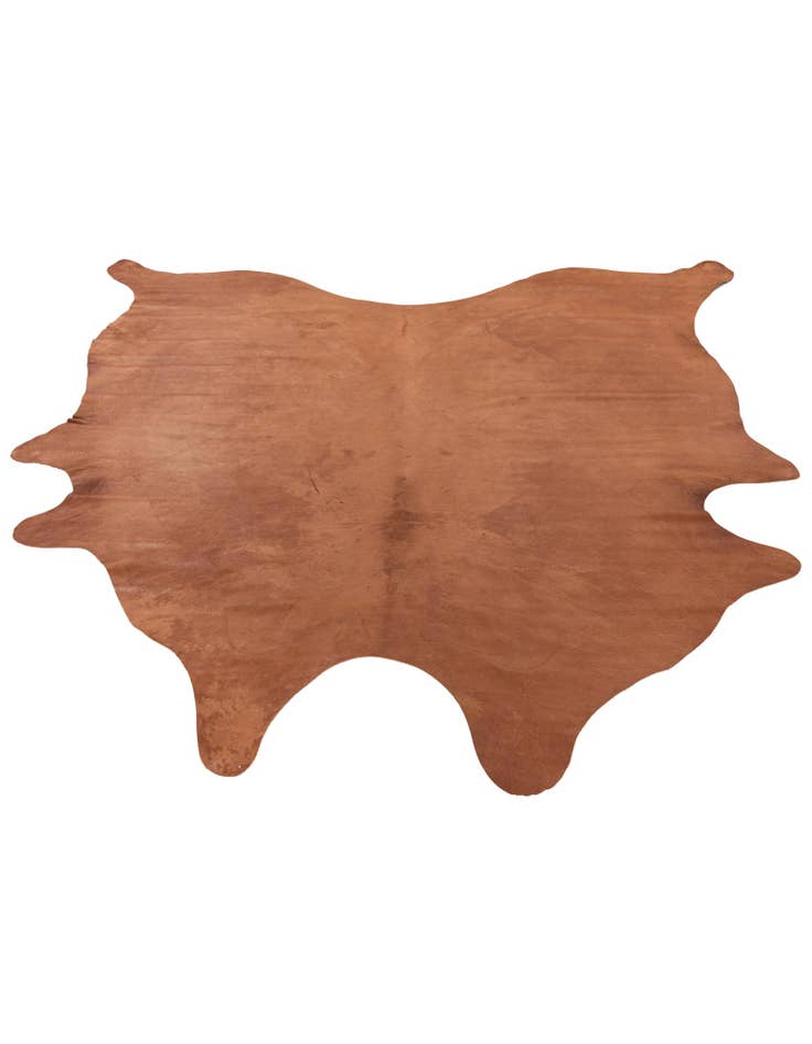 Detail image of 6' 1 x 6' 1 Cowhide Leather Square Rug