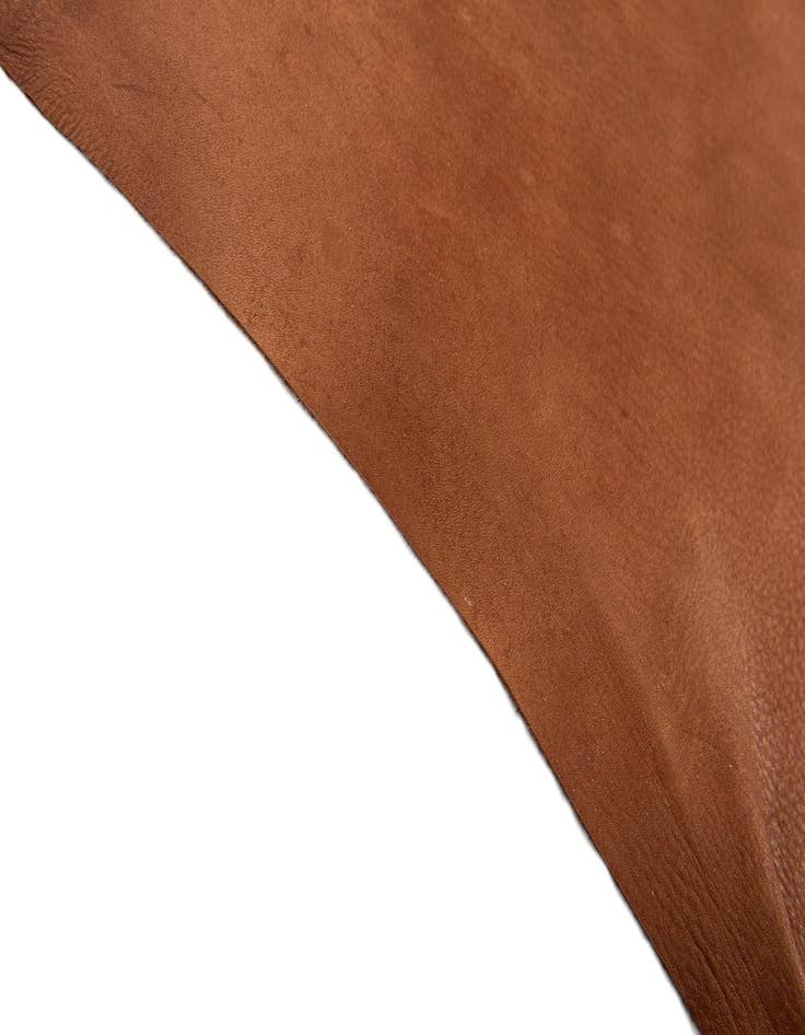 Detail image of 6' 1 x 6' 1 Cowhide Leather Square Rug