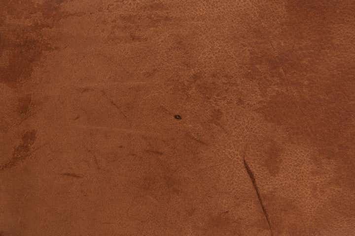 6' 1 x 6' 1 Cowhide Leather Square Rug
