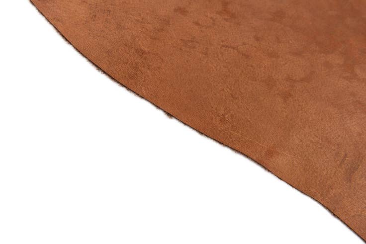 Detail image of 5' 11 x 6' 3 Cowhide Leather Square Rug