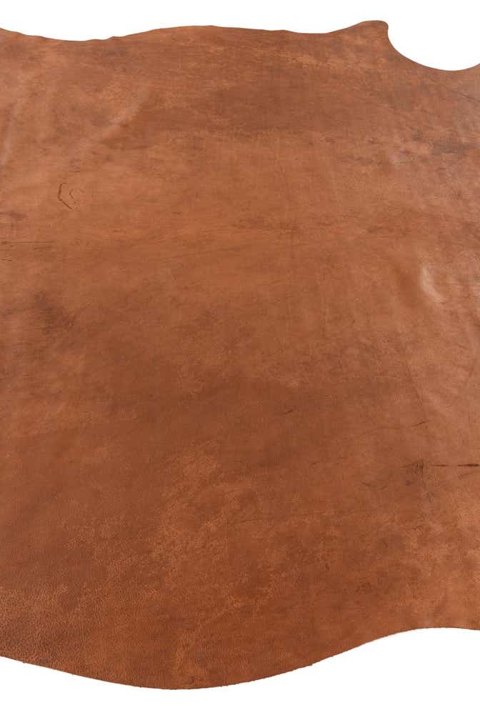 6' 2 x 6' 8 Cowhide Leather Square Rug